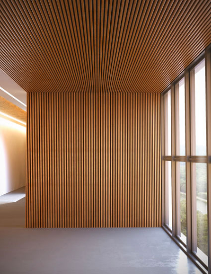 Battens light rivestimenti in alluminio per interni